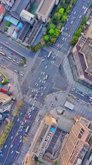 我要上封面-航拍风光-你好2020-看你的城市-道路 图片素材
