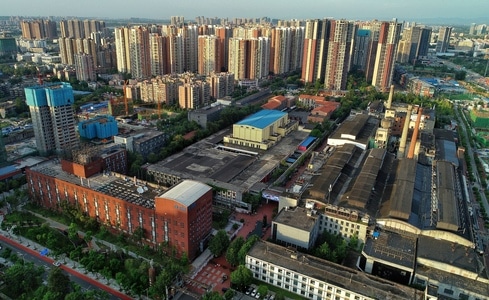 航拍风光-旅行、风光、人文-城市-城市风光-建筑 图片素材