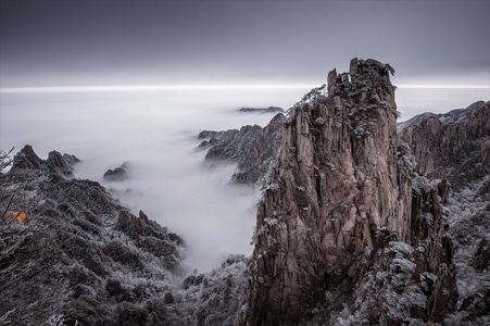 旅行-风景-雪景-山-山峰 图片素材