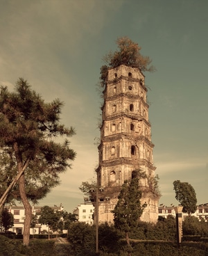乡村-旅行-古镇-古建筑-黄山 图片素材