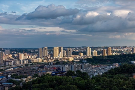 见证绵阳城市发展变迁-城市-城市风光-建筑-房屋 图片素材