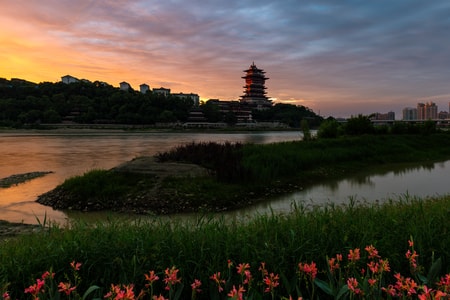 风光-见证绵阳城市发展变迁-自然-风景-风光 图片素材