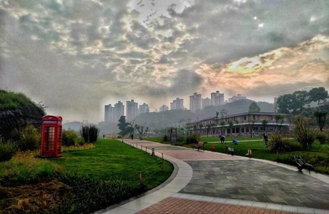 风景-人文-风景-道路-公园 图片素材