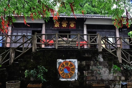 风景-人文-建筑-房屋-道观 图片素材