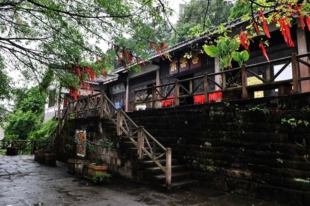 风景-人文-建筑-房屋-道观 图片素材