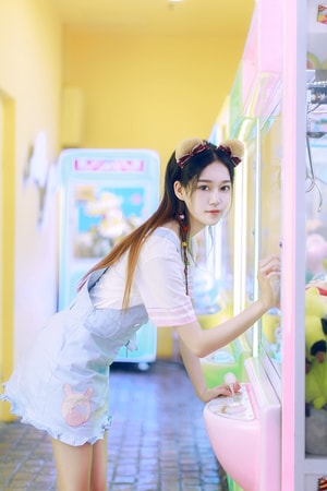 少女-清新-街拍-男友视角-可爱 图片素材