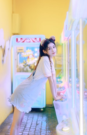 少女-清新-街拍-男友视角-可爱 图片素材