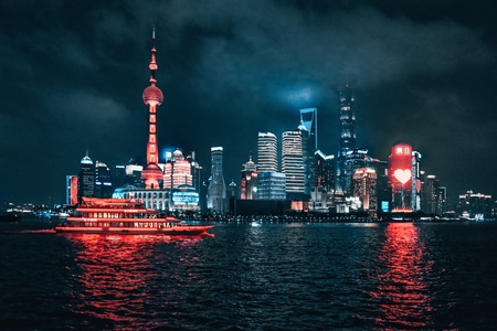 东方明珠-城市-夜景-城市-城市风光 图片素材