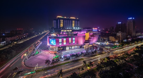 商场-商业体-夜景-旅游-城市 图片素材