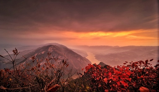 风景-三峡-三峡红叶-旅行-风景 图片素材
