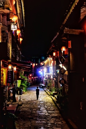夜景-旅行-建筑-风景-构图 图片素材