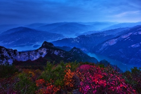 三峡红叶-旅行-三峡-风景-重庆 图片素材