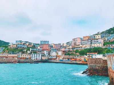 城市色彩-zhoushan-在路上-对称美-看我的城 图片素材