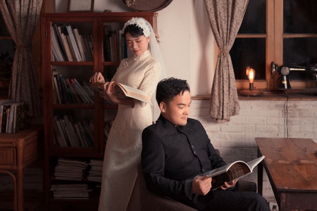 人像-旗袍婚纱-福州婚纱摄影-时光日记-男人 图片素材