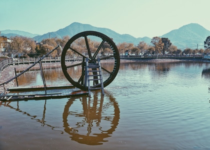摄影和文字-风景-自然-湖-湖泊 图片素材