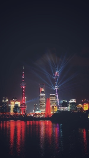上海-外滩-陆家嘴-东方明珠塔-建筑 图片素材