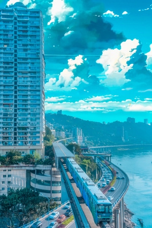 我要上封面-极简-你好2020-摄会主义vip-现代 图片素材