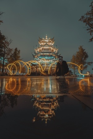 摄会主义vip-重庆-人物-建筑-夜景 图片素材