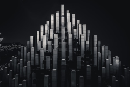 街拍-线条-建筑-你好2020-魔幻城市 图片素材