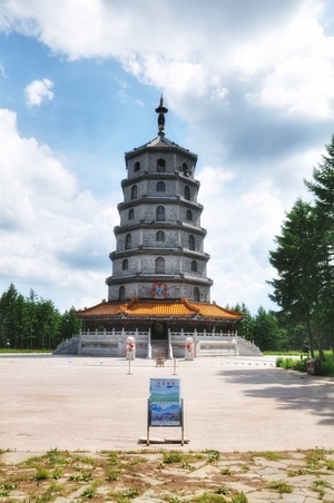 宅家-你好2020-风光-古建筑-塔楼 图片素材