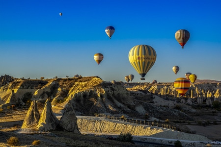 旅摄-风光-热气球-风景-热气球 图片素材