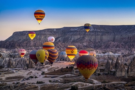 旅摄-风光-热气球-风景-热气球 图片素材