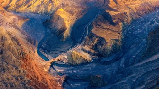 新疆-旅行-旅游-安集海-大峡谷 图片素材