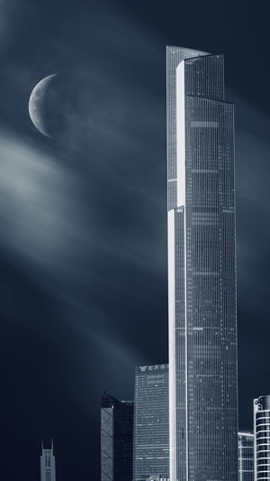 明度-建筑-广州-黑白-风光 图片素材