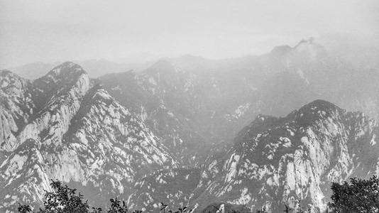 年味-手机摄影-山-山峰-雪山 图片素材