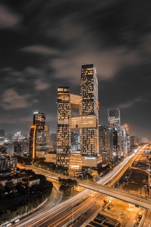 鹅厂-腾讯-夜景-城市-建筑 图片素材
