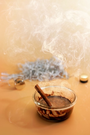 下午茶-酸奶甜甜圈-热巧克力-下午茶-热巧克力 图片素材