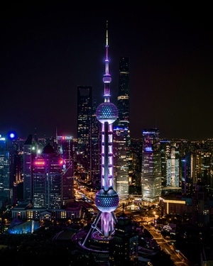 城市天际线-上首页-城市-我要上封面-上海 图片素材
