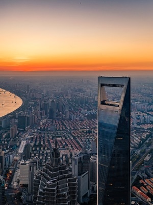 shanghai-上海-城市天际线-打卡-晴天 图片素材