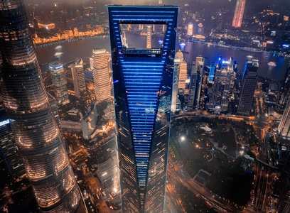 shanghai-魔都-网红-上海-城市天际线 图片素材