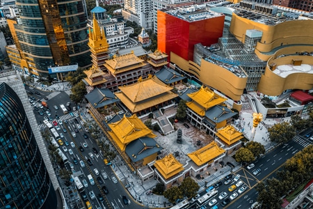 shanghai-打卡-结构-上首页-晴天 图片素材