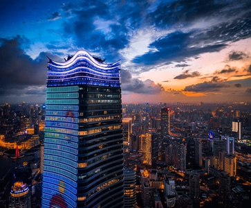 shanghai-上海-城市天际线-魔都-网红 图片素材
