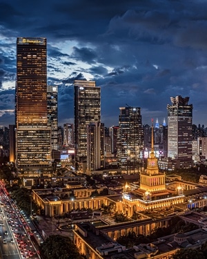 shanghai-结构-城市天际线-地标-魔都 图片素材