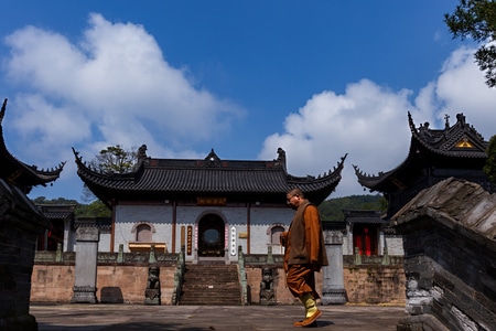 寺院-佛事-寺院-男人-男性 图片素材