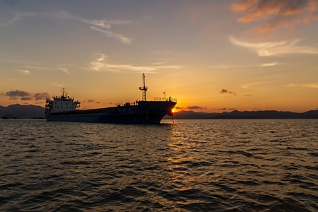 日落-海上风光-风景-大海-海洋 图片素材