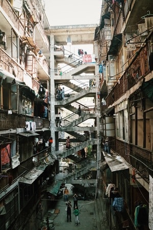 网红打卡地-成都-摄影-旅行-鸳鸯楼 图片素材
