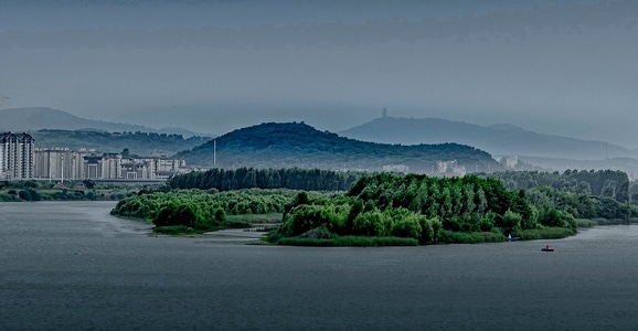 生态宜居-江河湖海-城市风光-风光-风景 图片素材