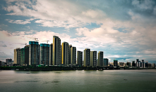 城市风光-江河湖海-生态宜居-城市-高楼 图片素材