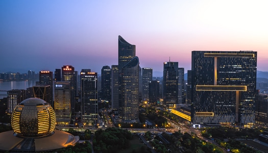风景-杭州西湖-建筑-杭州-夜景 图片素材