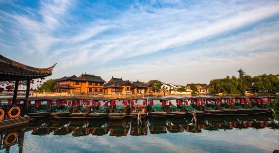 旅行-江南水乡-寺庙-建筑-游乐场 图片素材