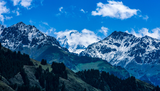 雪世界-高山-风景-风光-自然 图片素材