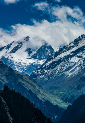雪世界-高山-风景-风光-山 图片素材