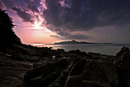云-海岸线-风景-风光-自然 图片素材