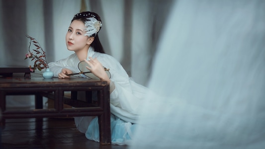 美女-悟道-人像摄影-中国风-女人 图片素材