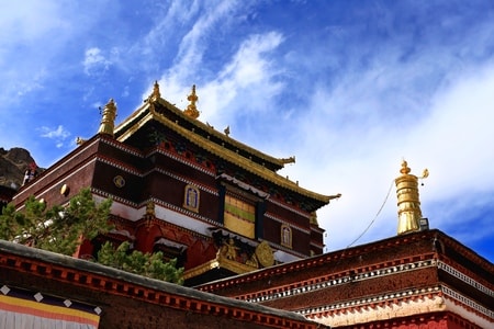 旅行-信仰-扎什伦布寺-寺庙-建筑 图片素材