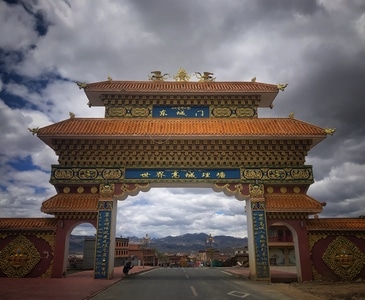 风景-藏地风光-旅行-理塘-风光 图片素材